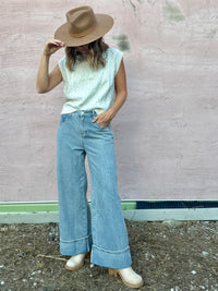 Sally Stripped Jeans