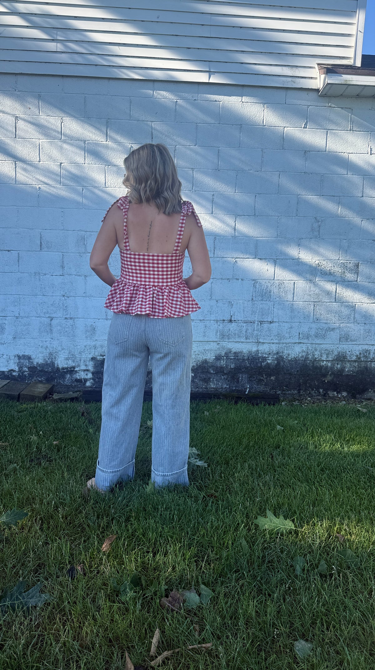 Hazel Gingham Top