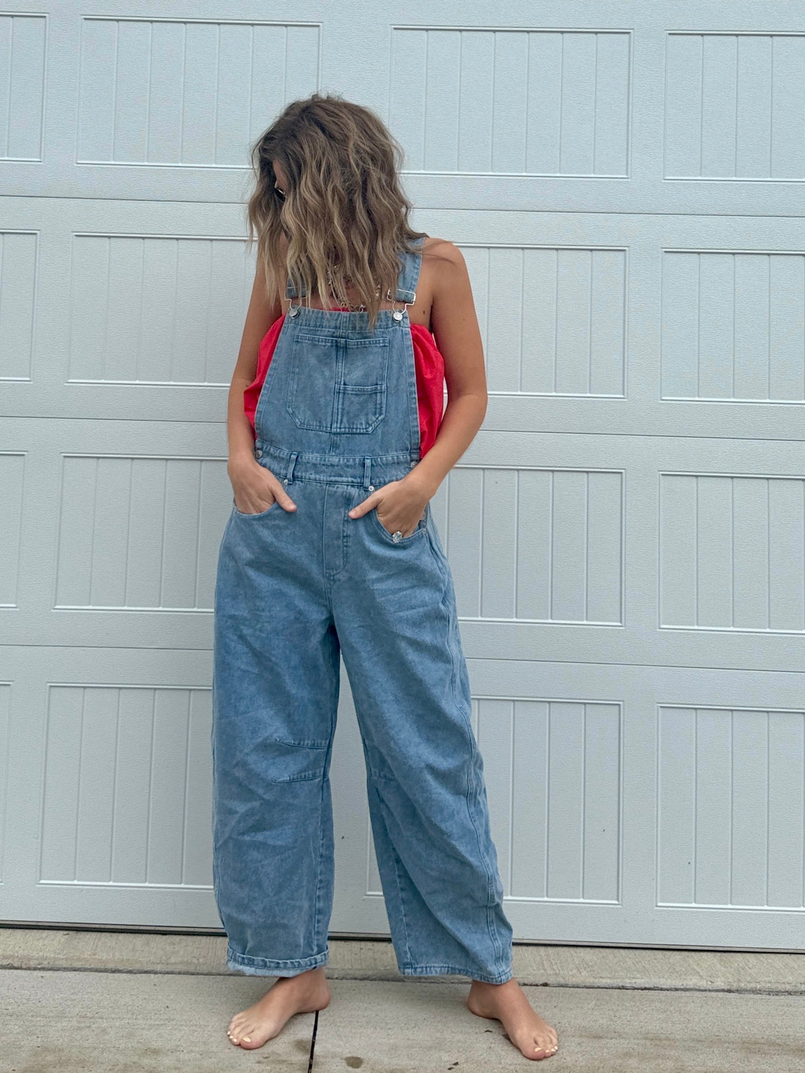 タグ付き新品 Andmary Ribbon denim allinone S ANDMARY Ribbon denim allinone Sサイズ