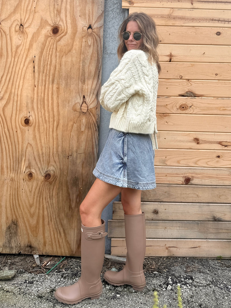 Ivory Cable Knit