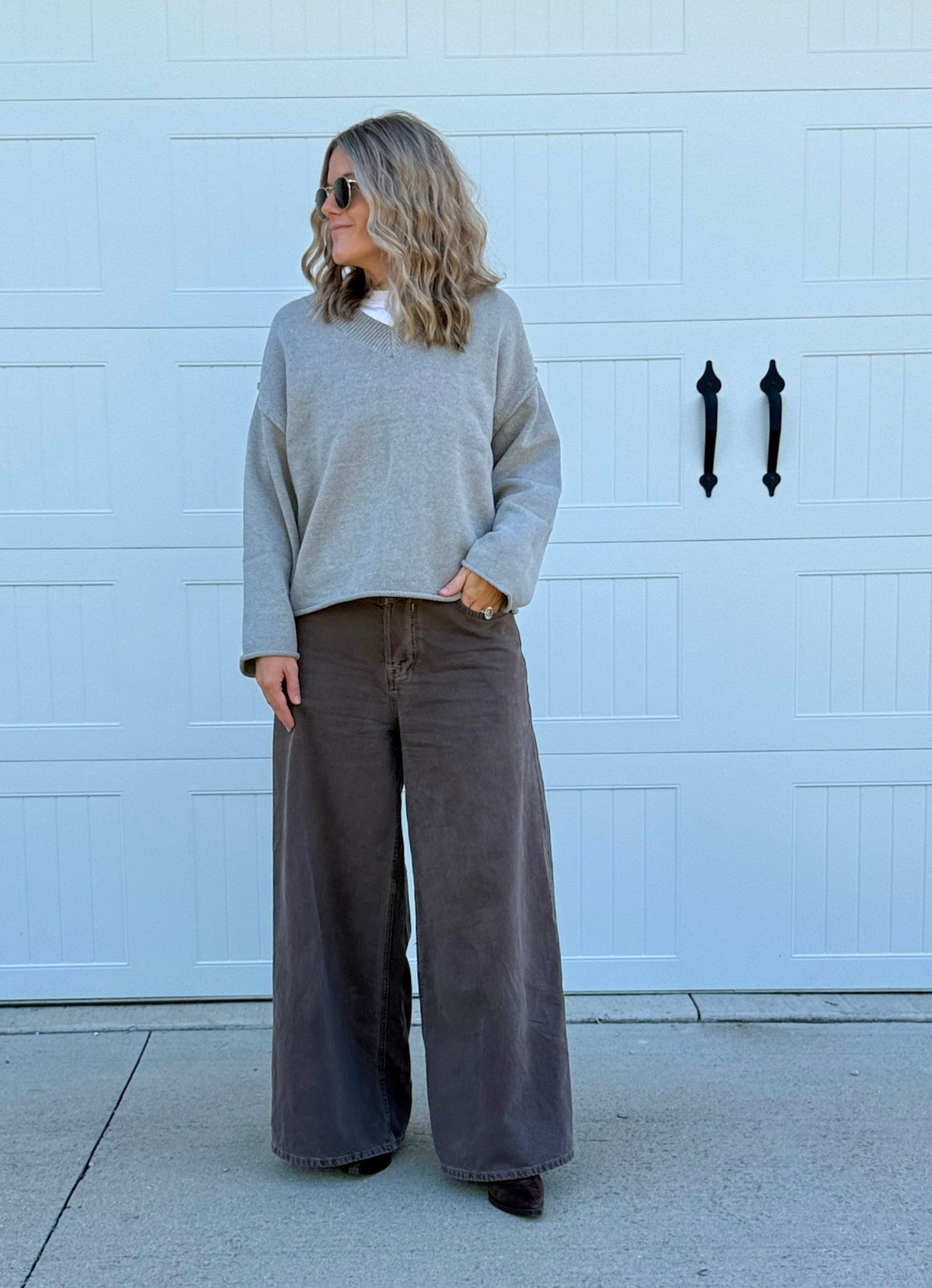 Gray Oversized Sweater