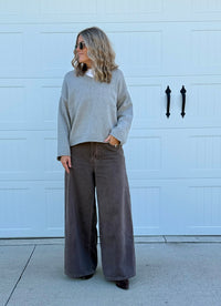 Gray Oversized Sweater