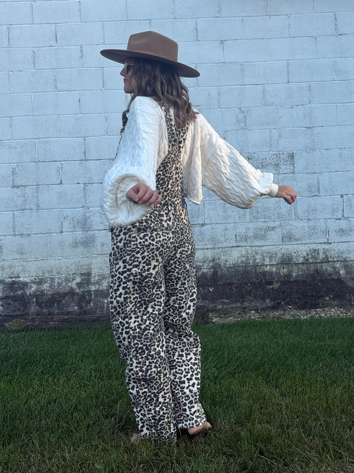 Leopard Barrel Bibs-LAST ONE