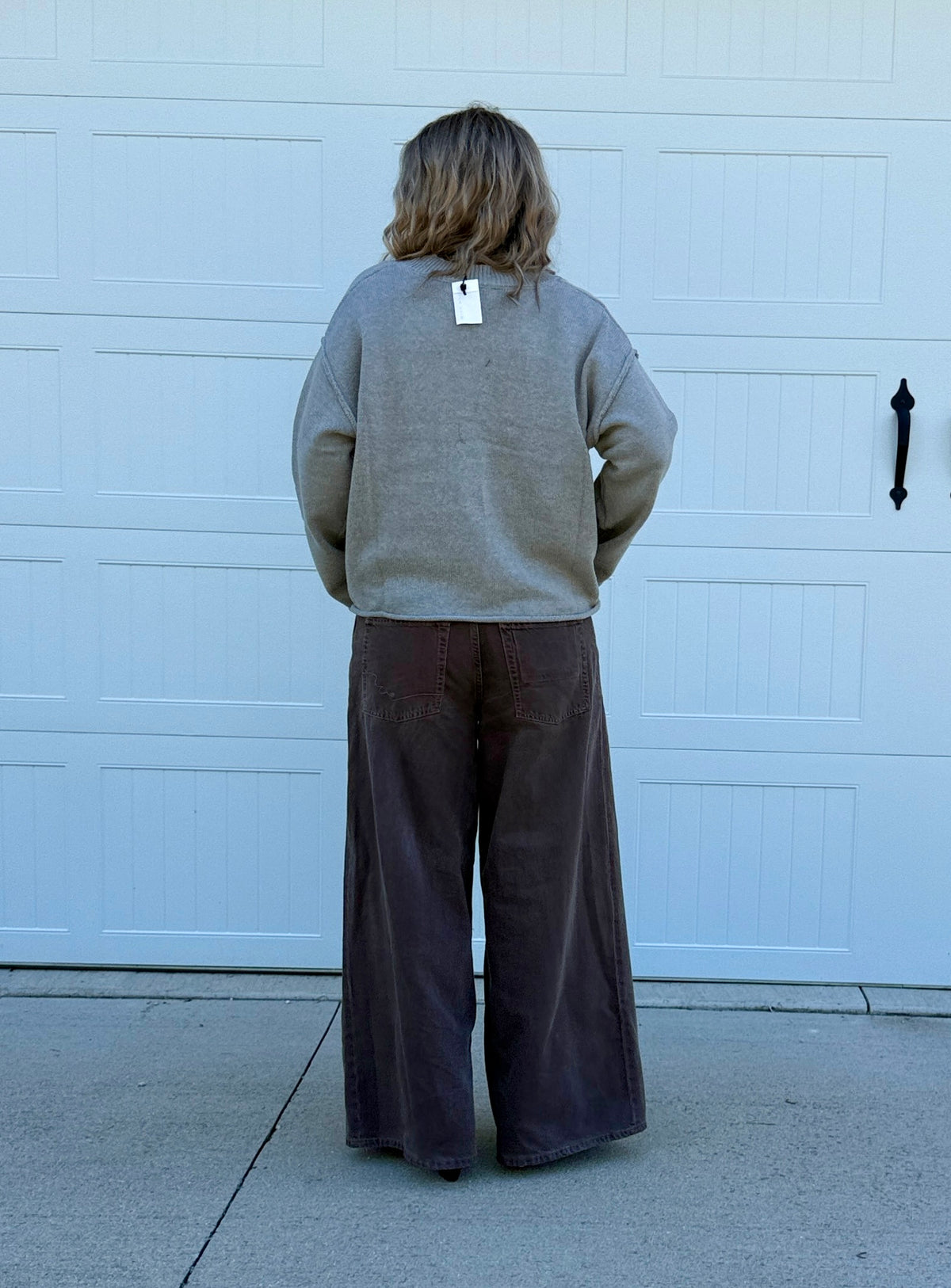 Gray Oversized Sweater