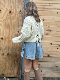 Ivory Cable Knit