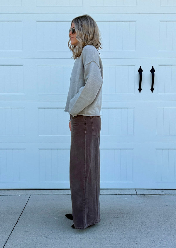 Gray Oversized Sweater