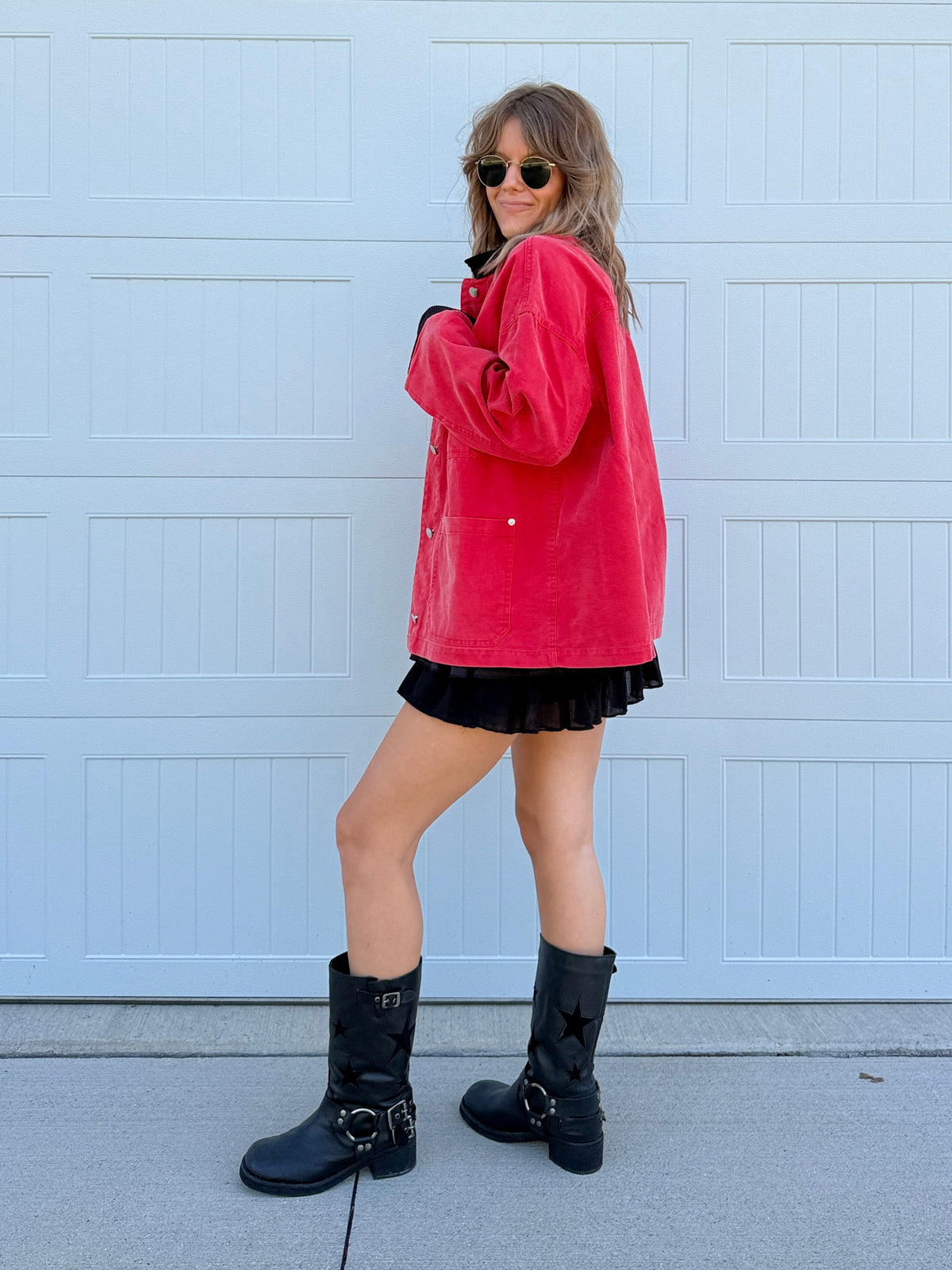Camel Crush Barn Jacket