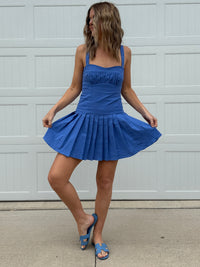 Royal Mini Romper Dress