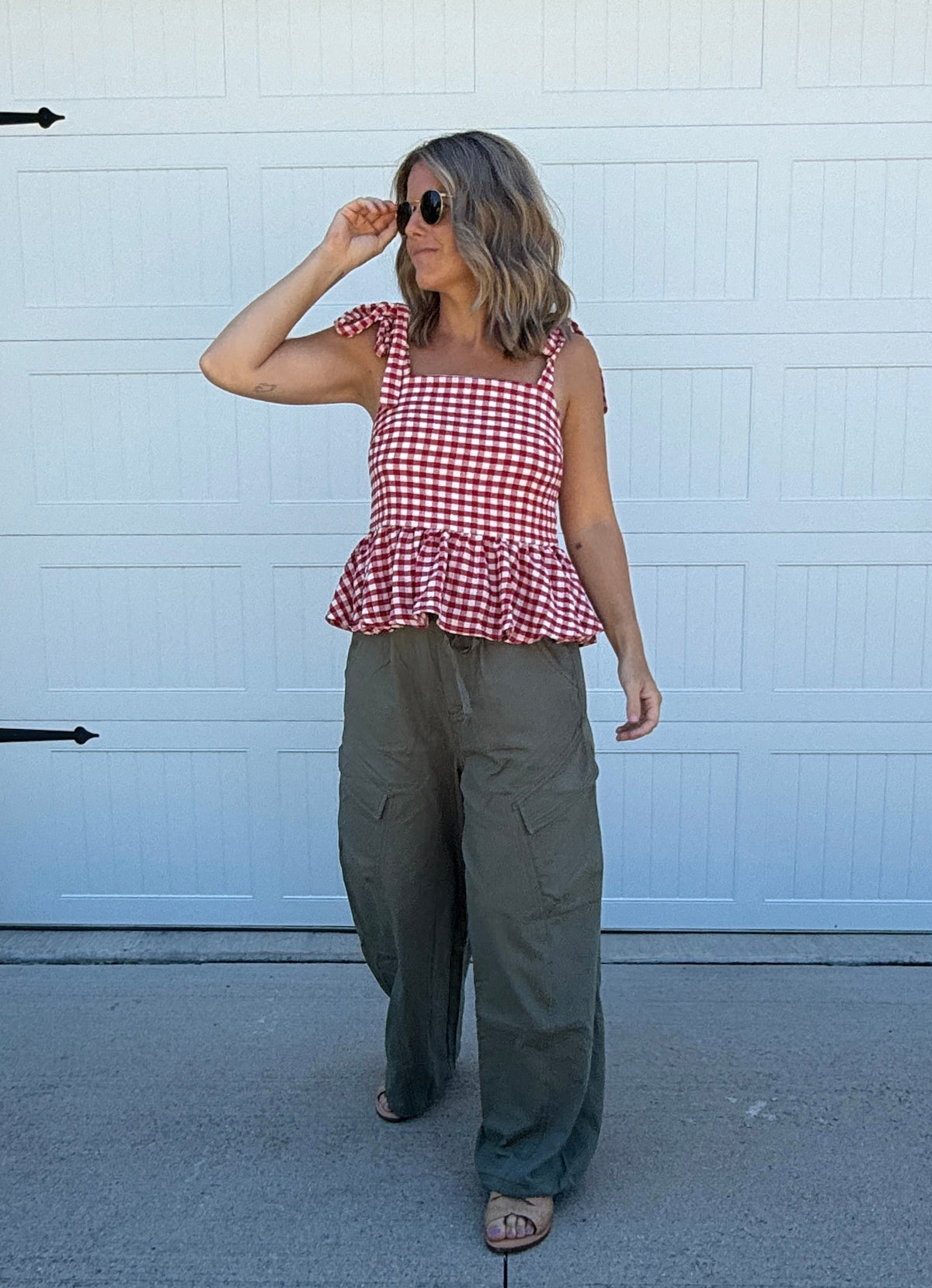 Hazel Gingham Top