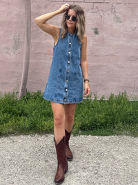 Fiona Denim Dress-LAST ONE