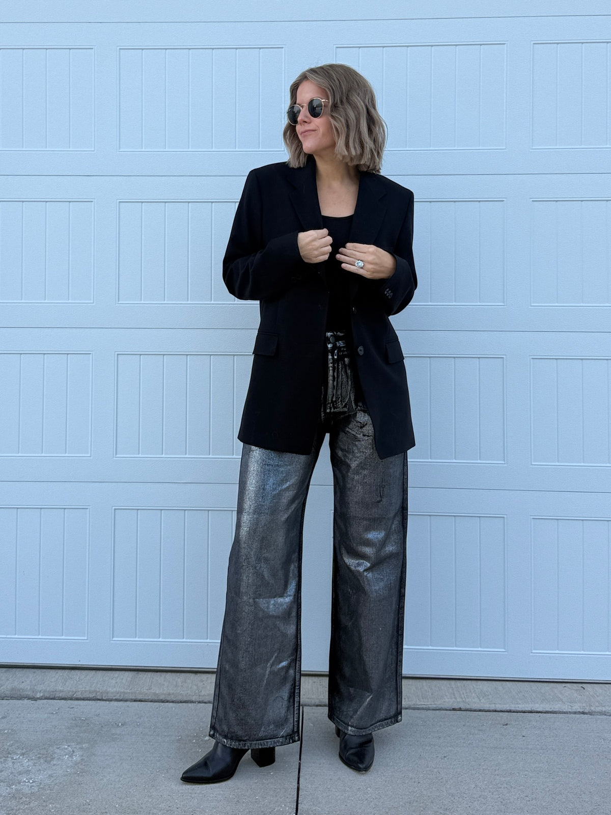 Mother Metallic Jean