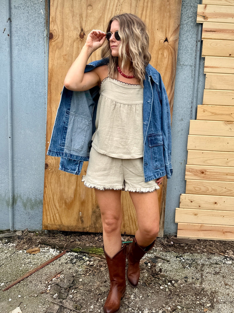 Daphne Denim Jacket-LAST ONE