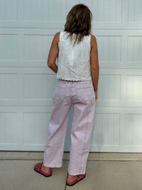 Lilac Barrel Jeans