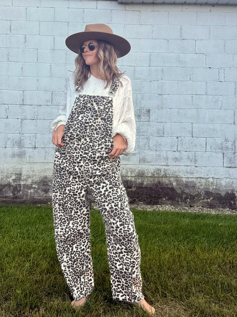 Leopard Barrel Bibs-LAST ONE