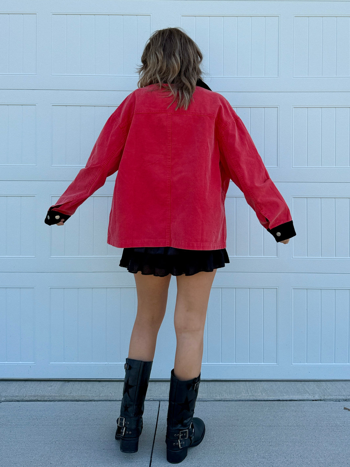 Camel Crush Barn Jacket