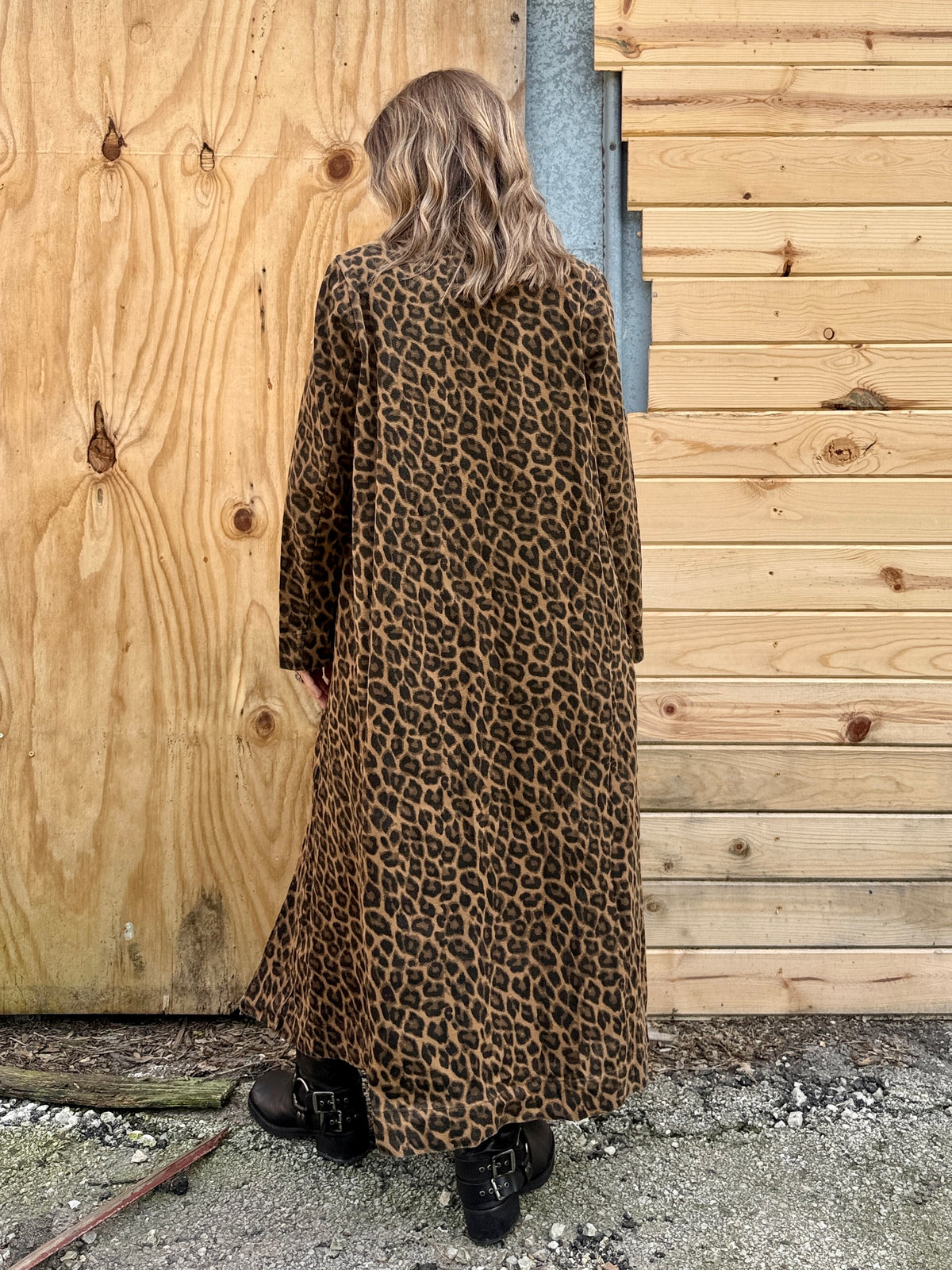 Cheetah Girl Long Jacket-TWO LEFT