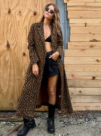 Cheetah Girl Long Jacket-TWO LEFT