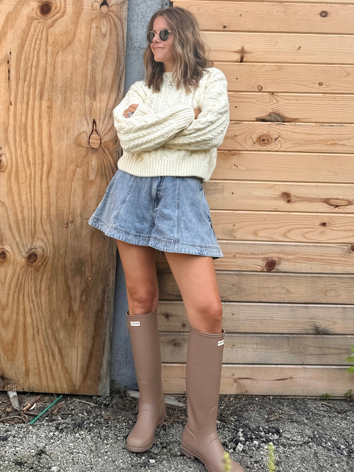 Ivory Cable Knit