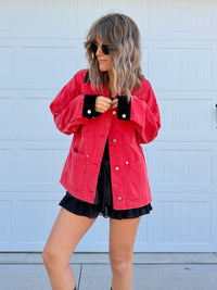Camel Crush Barn Jacket
