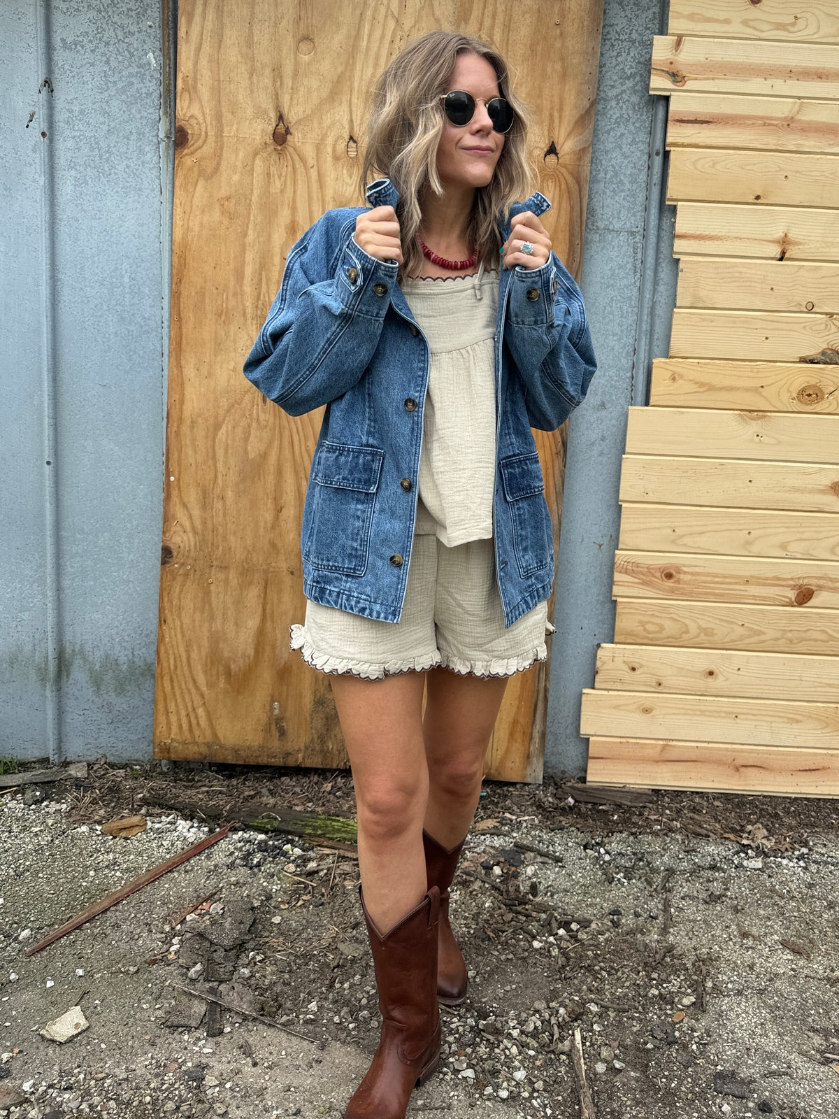 Daphne Denim Jacket-LAST ONE