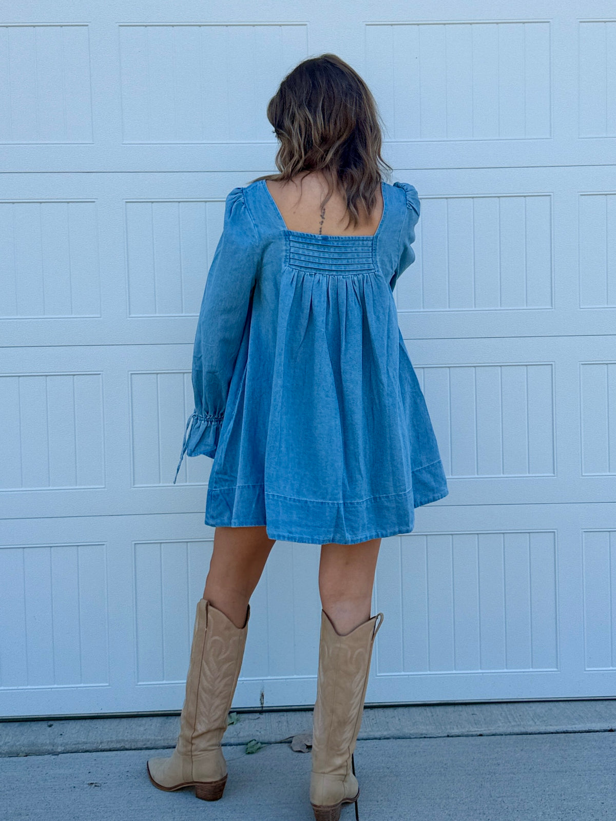 Happy Camper Denim Dress