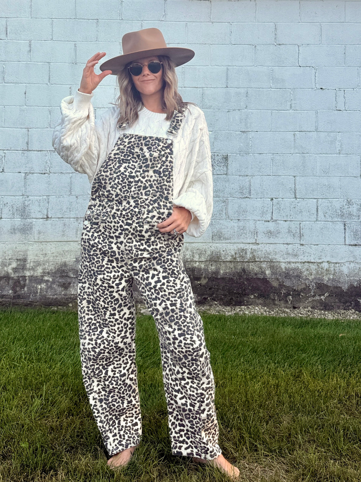 Leopard Barrel Bibs-LAST ONE
