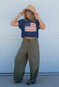 American Denim Top